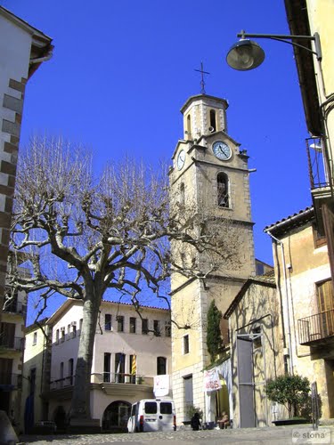 Plasa De La Vila. Arbucies. Catalunya