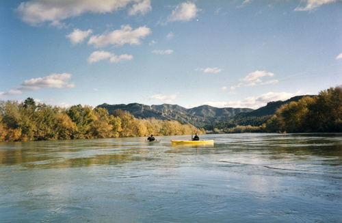 Riu Ebre. AscÃ³ Desembre 1999