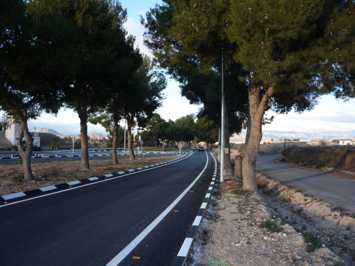 Entrada A Aspe Por N-325