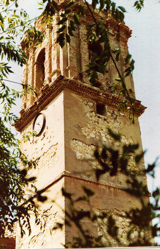 â€¹(â€¢Â¿â€¢)â€º Campanario Iglesia De Bolulla En 1986