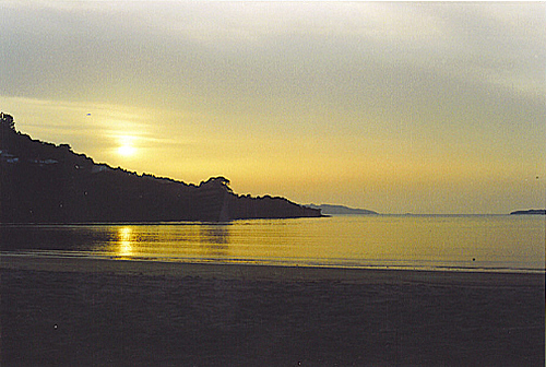 Puesta Sol Playa Magdalena-cabanas(A CoruÃ±a)