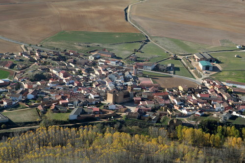 Vista Aérea De Castrillo De Villavega