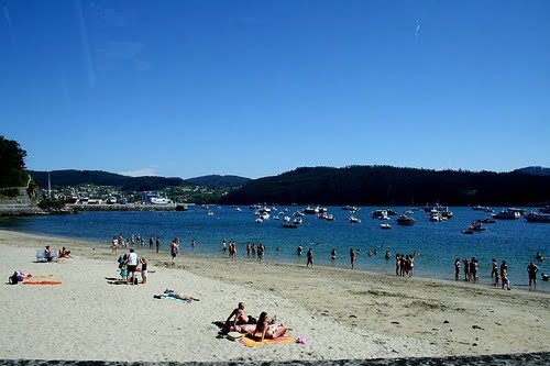 PLAYA EN EL PUERTO DE CEDEIRA