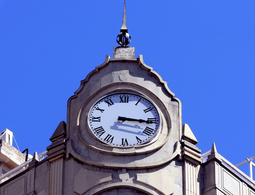 JAÃ‰N. Reloj Del Edificio De Unicaja. 