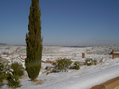 Bajo La Nieve, Desde La Ermita De Santa Barbara