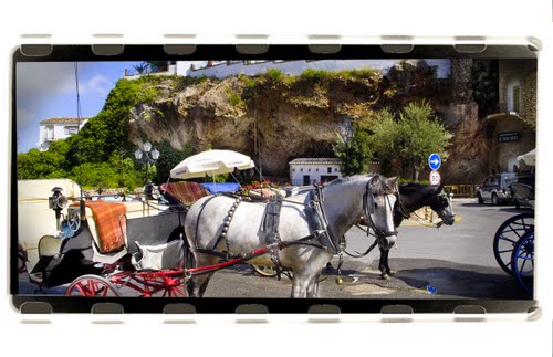 Tradicionales Coches De Paseo En Mijas (Spain)