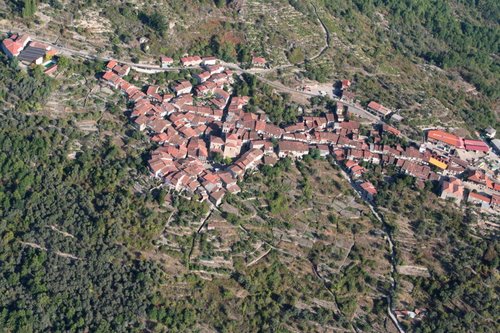 Vista Aérea De Mogarraz