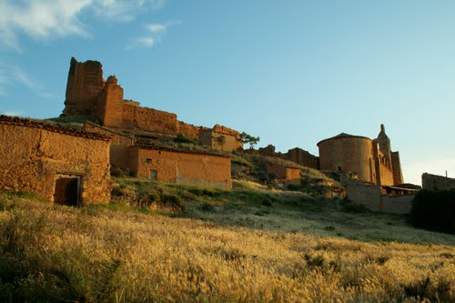 Castle And Church Of Monreal De Ariza