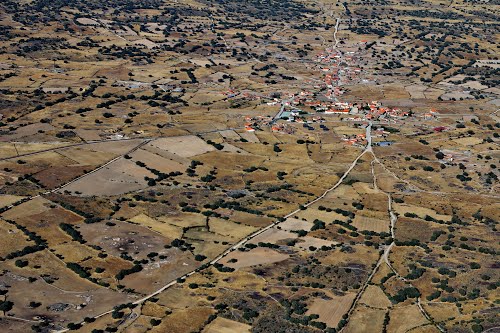 Vista Aérea De Roelos De Sayago