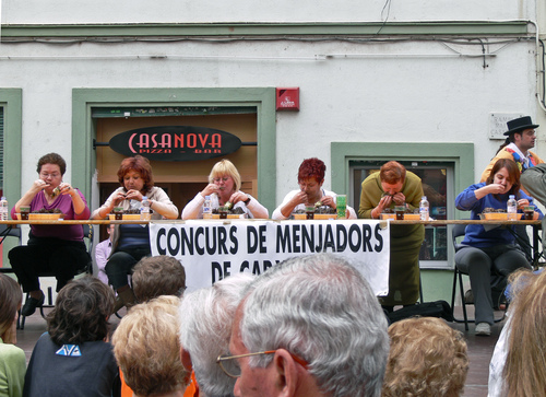 Artichoke Eat Contest, By Julio M. Merino