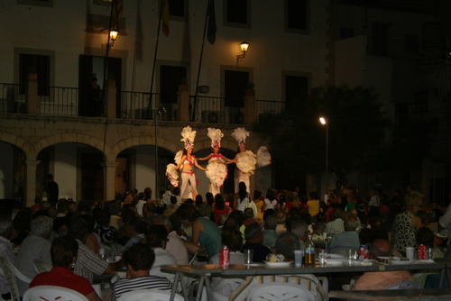 Stage For Fiesta With Bailarinas