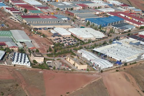 Vista AÃ©rea Del Poligono Industrial Las Casas