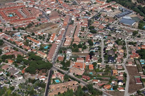 Vista Aérea De Viana De Cega